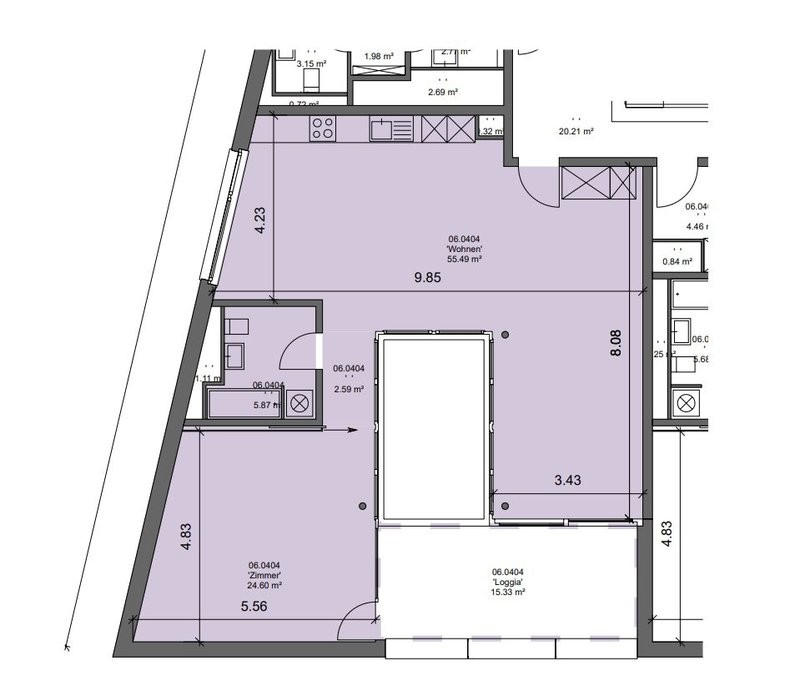 2 ½ rooms apartment, photo 5 of 7