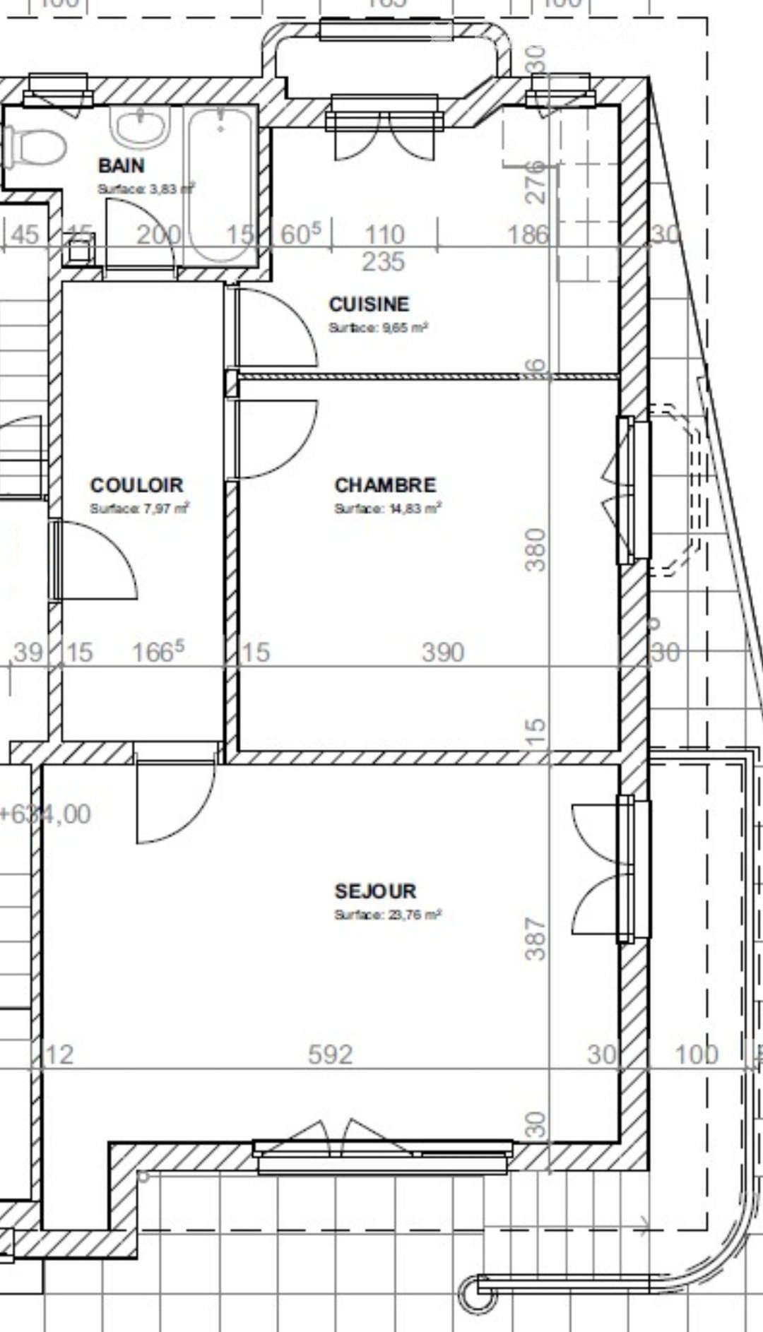 2 ½ rooms apartment