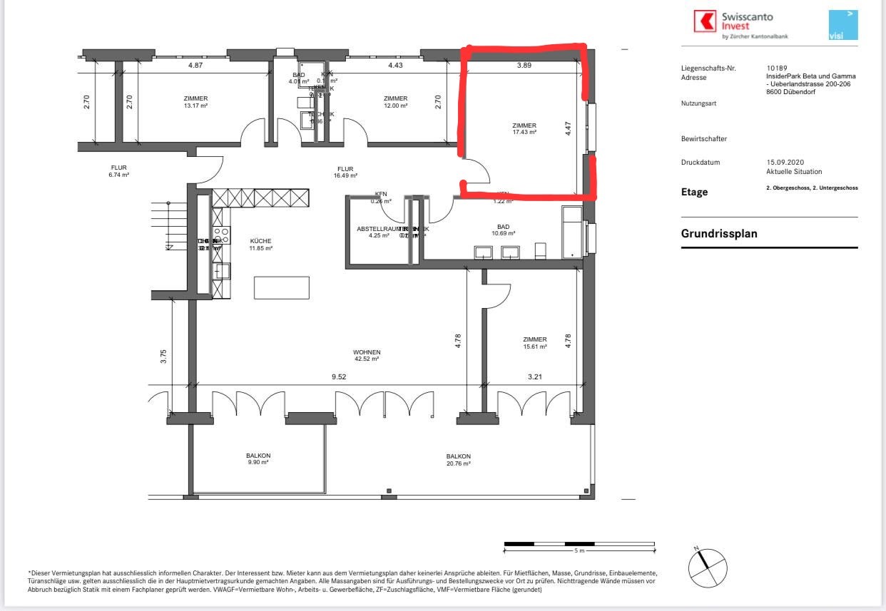 Room in a shared flat