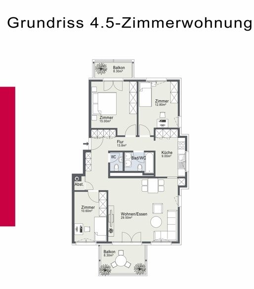 4 ½ rooms apartment, photo 7 of 7