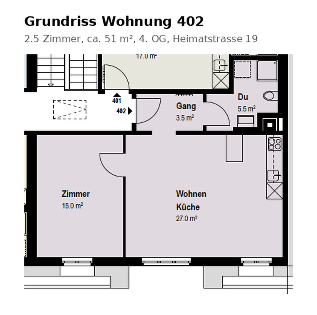 2 ½ rooms apartment, photo 8 of 9