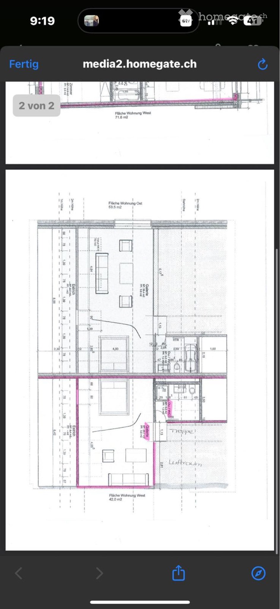 3 rooms apartment, photo 2 of 5