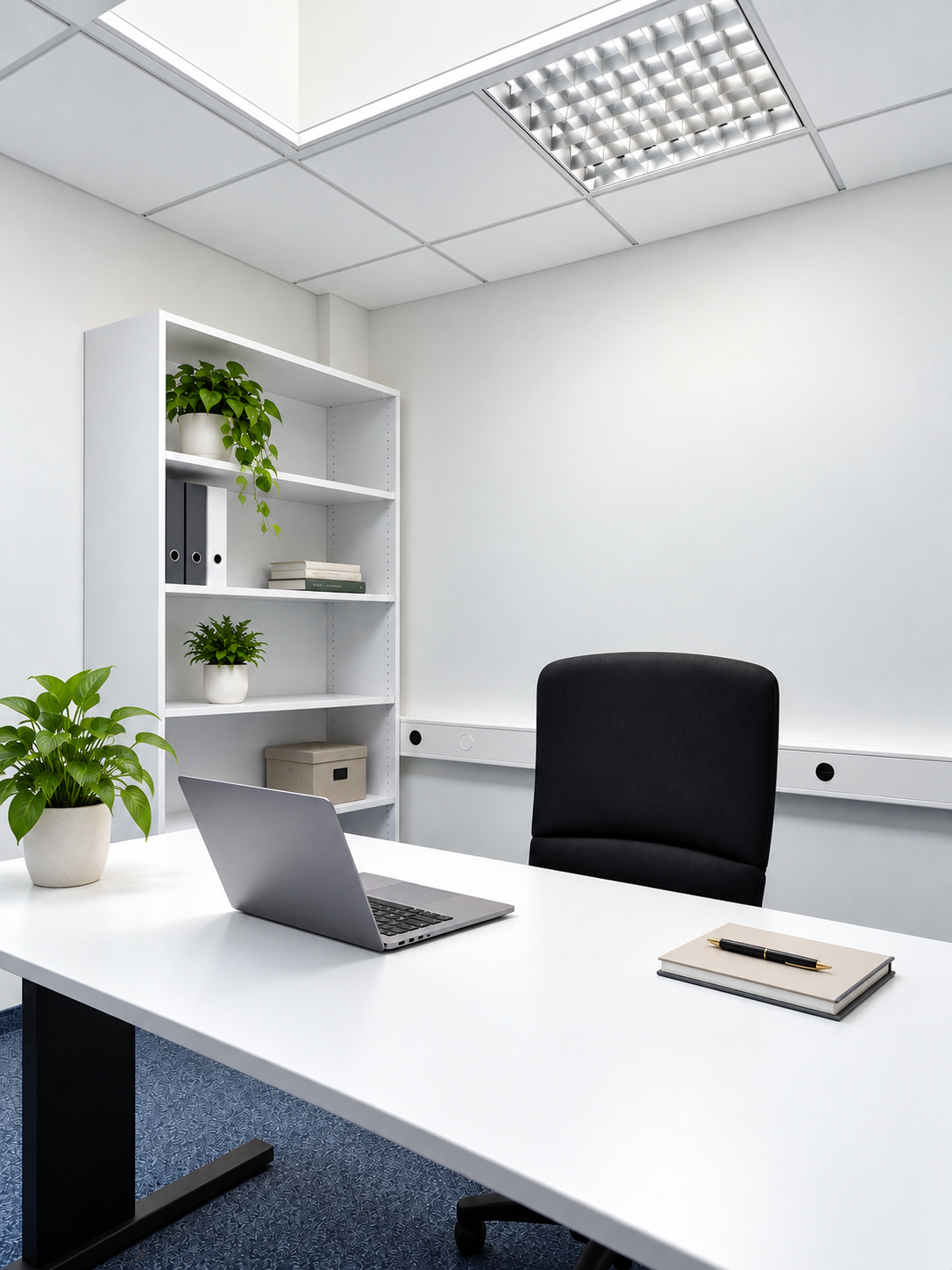 Bright single office in Baar/Sihlbrugg with meeting room & kitchen