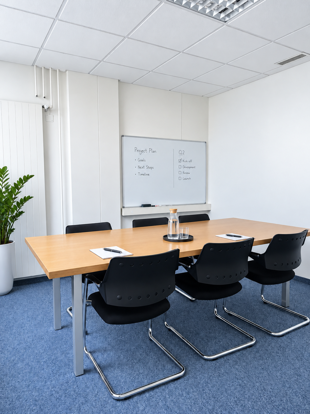 Bright single office in Baar/Sihlbrugg with meeting room & kitchen