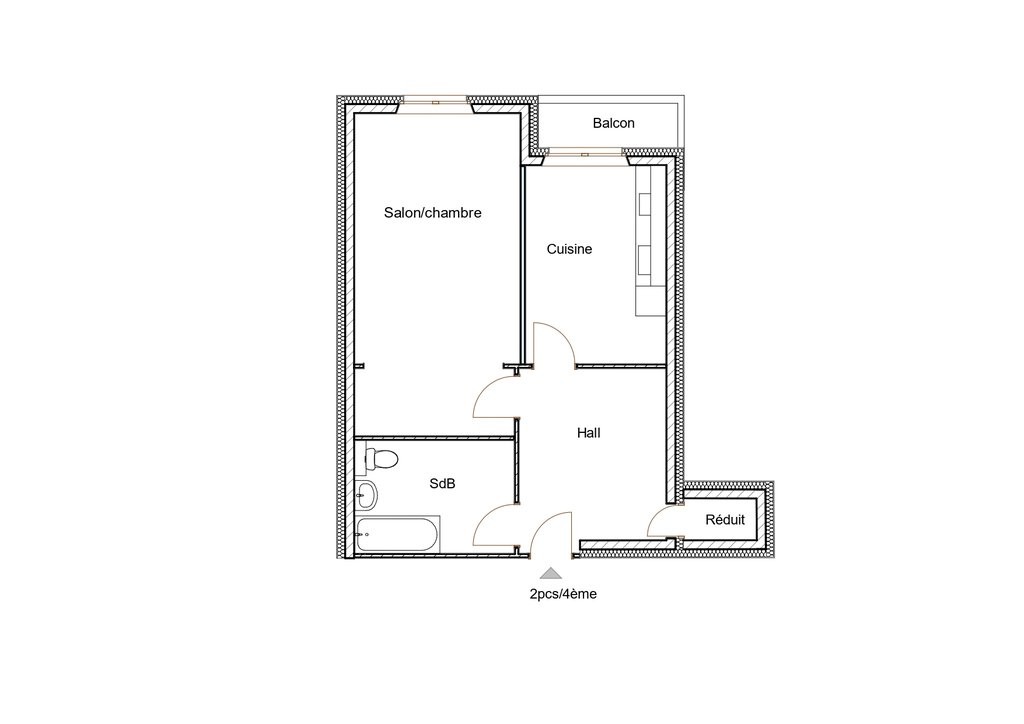 2 rooms apartment