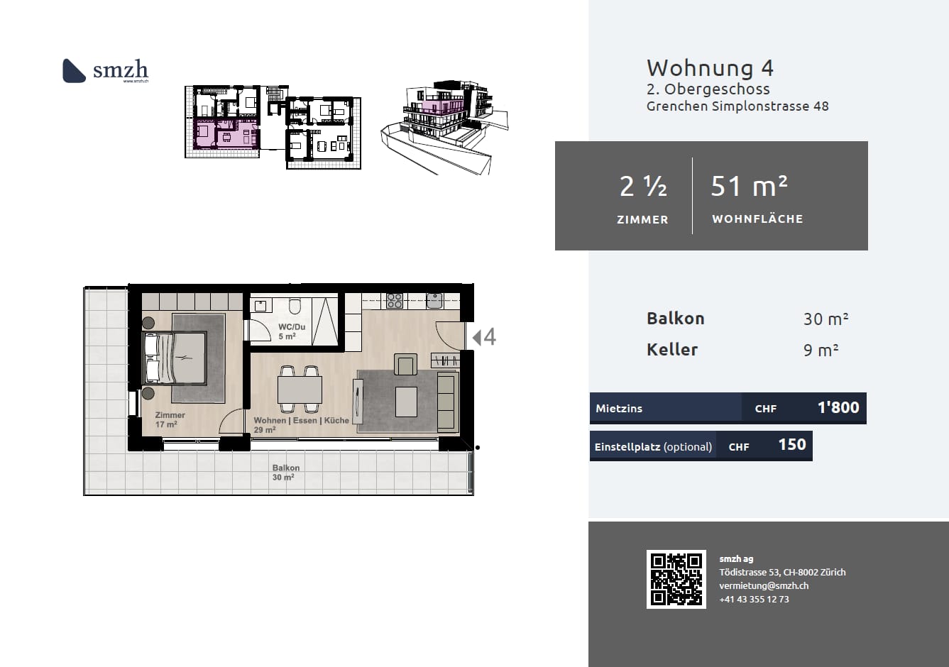 2 ½ rooms apartment, photo 2 of 10