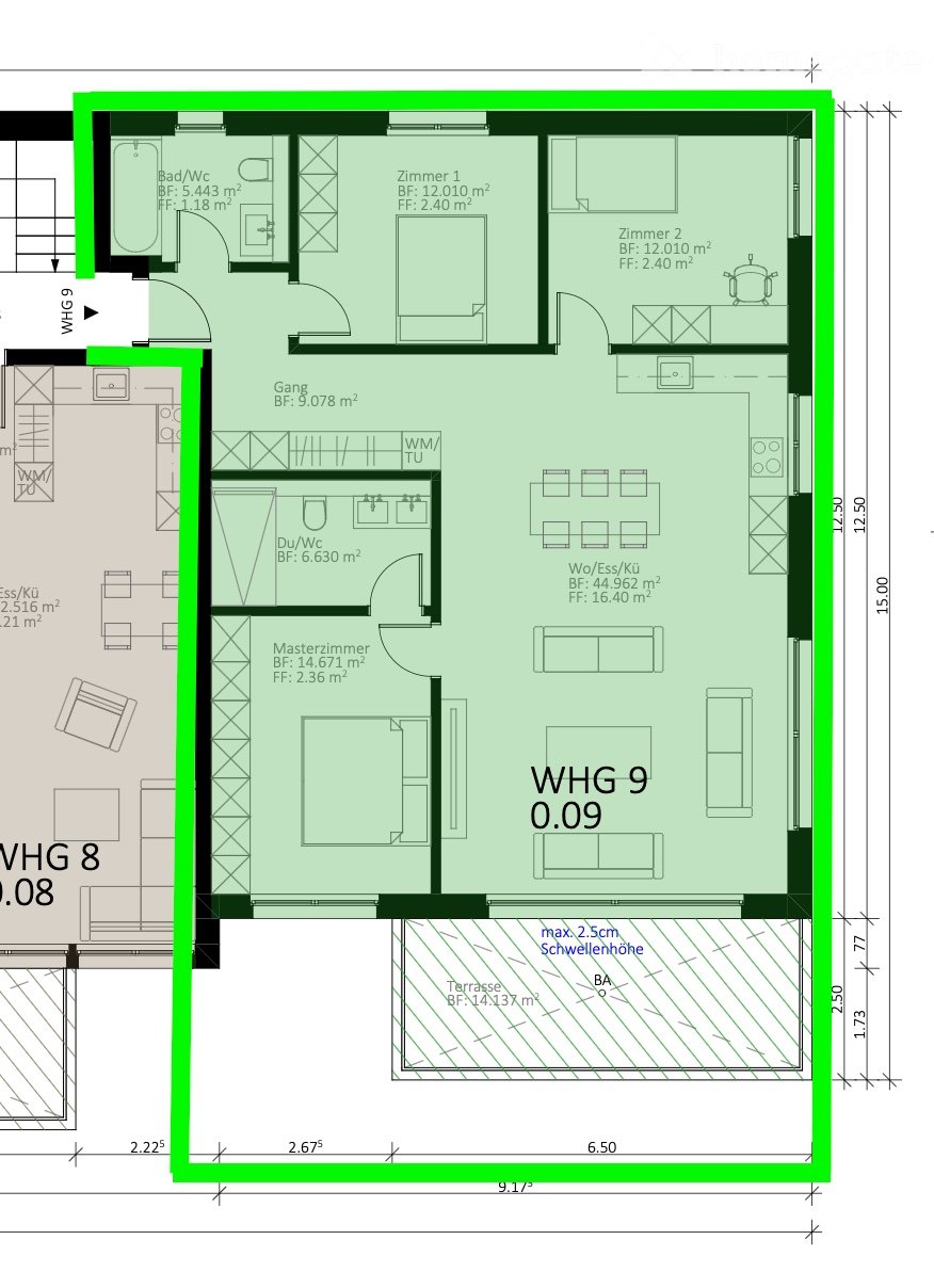 Appartement de 4 ½ pièces