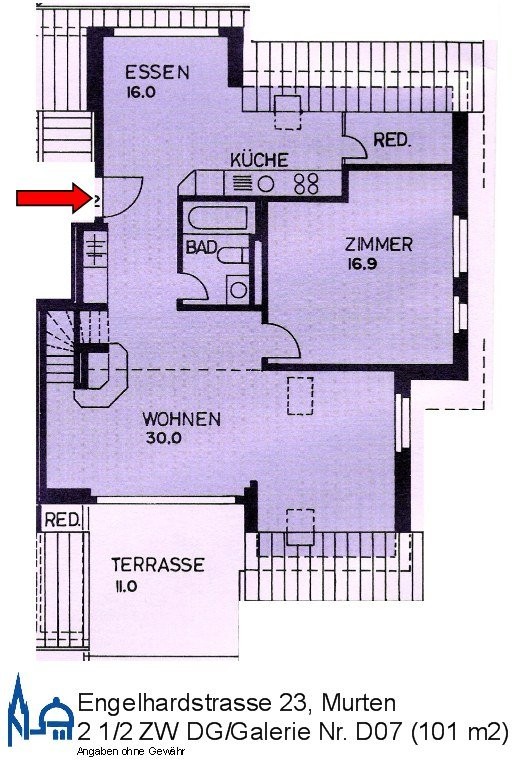 2 ½ rooms roof flat, photo 10 of 10