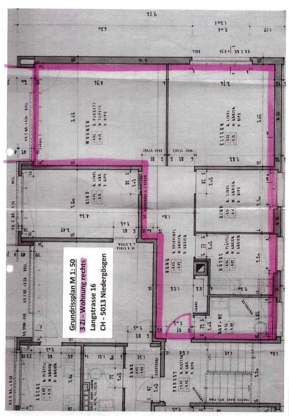 3 rooms apartment