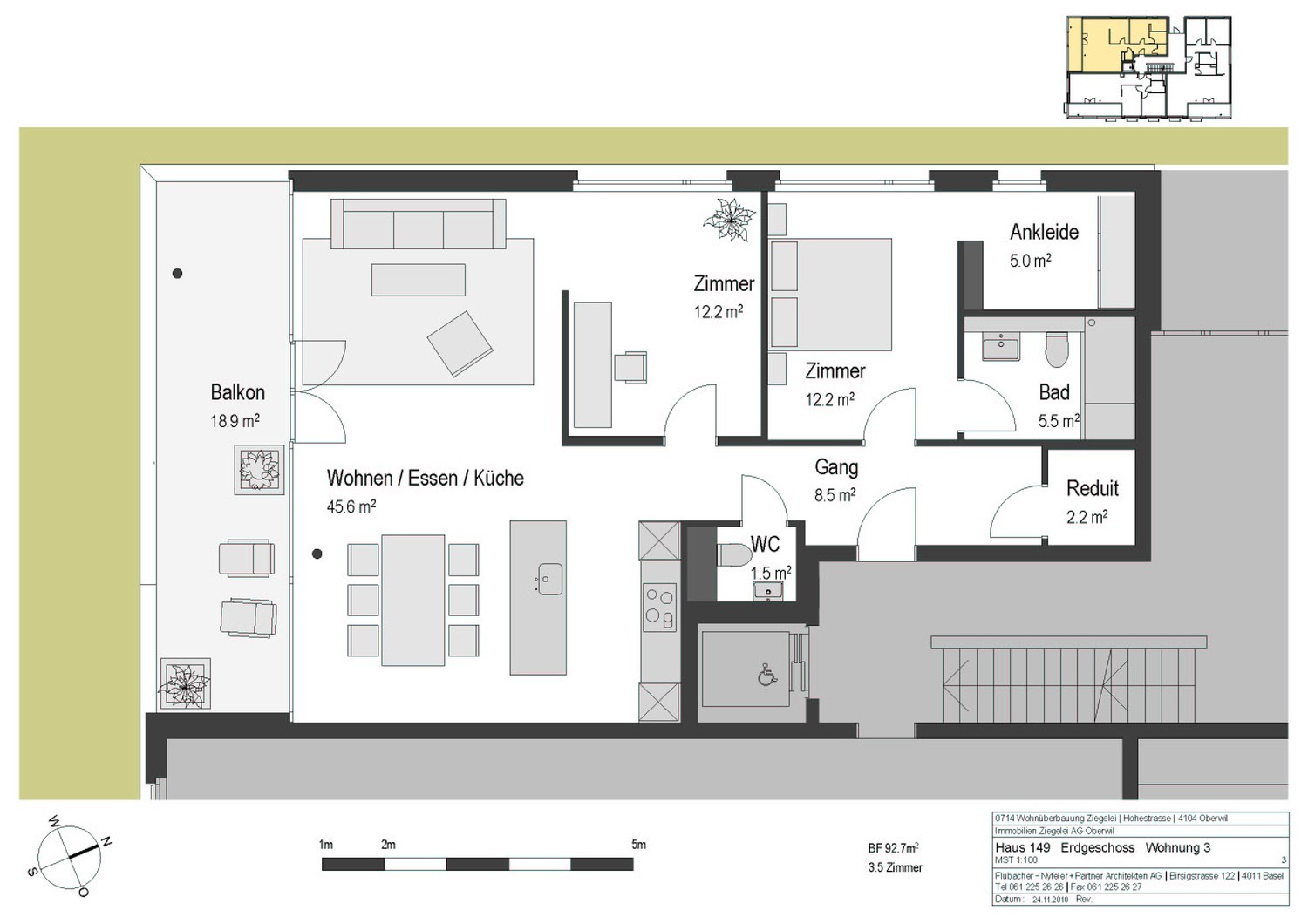 3 rooms apartment, photo 5 of 7