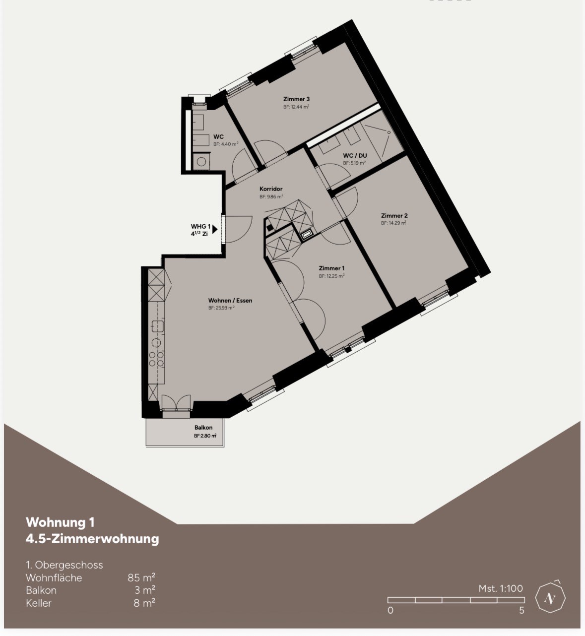 Appartement de 4 ½ pièces