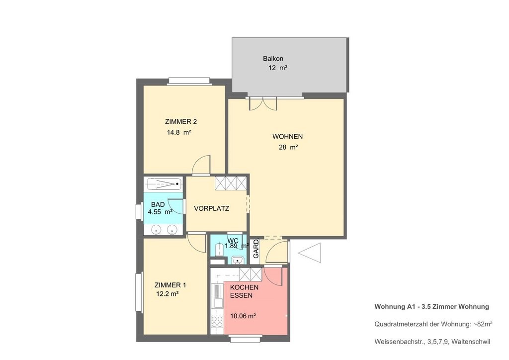 2 ½ room apartment