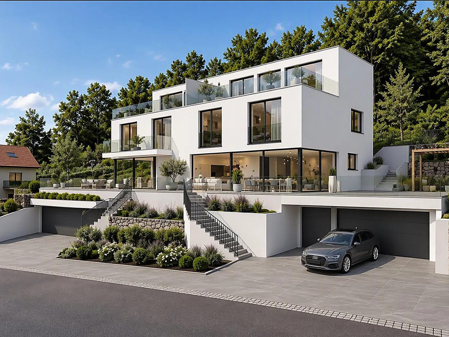 4 rooms duplex house