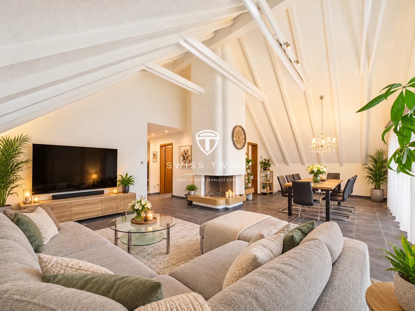 4 ½ room attic apartment