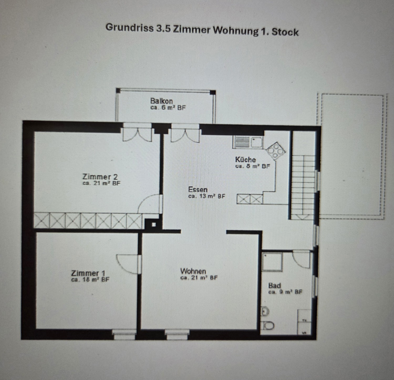 Appartamento di 3 ½ locali, foto 10 di 10