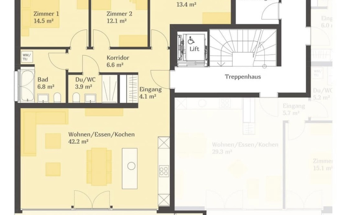 4 rooms apartment, photo 7 of 8