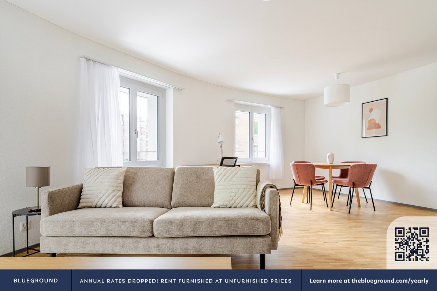 3 ½ pièces appartement meublé