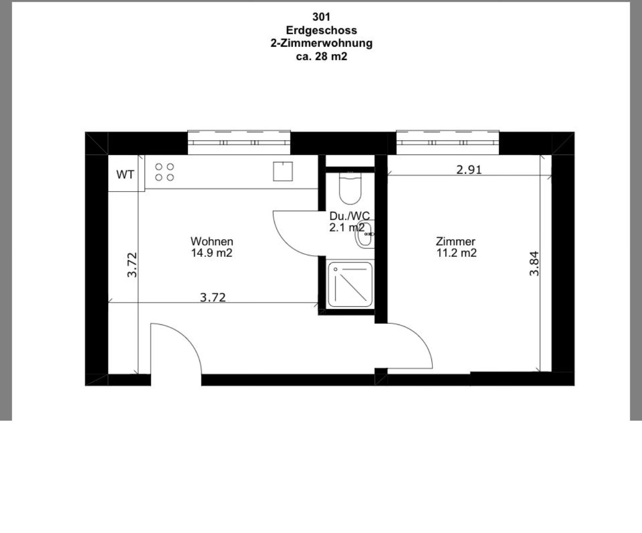 2 rooms apartment, photo 2 of 9