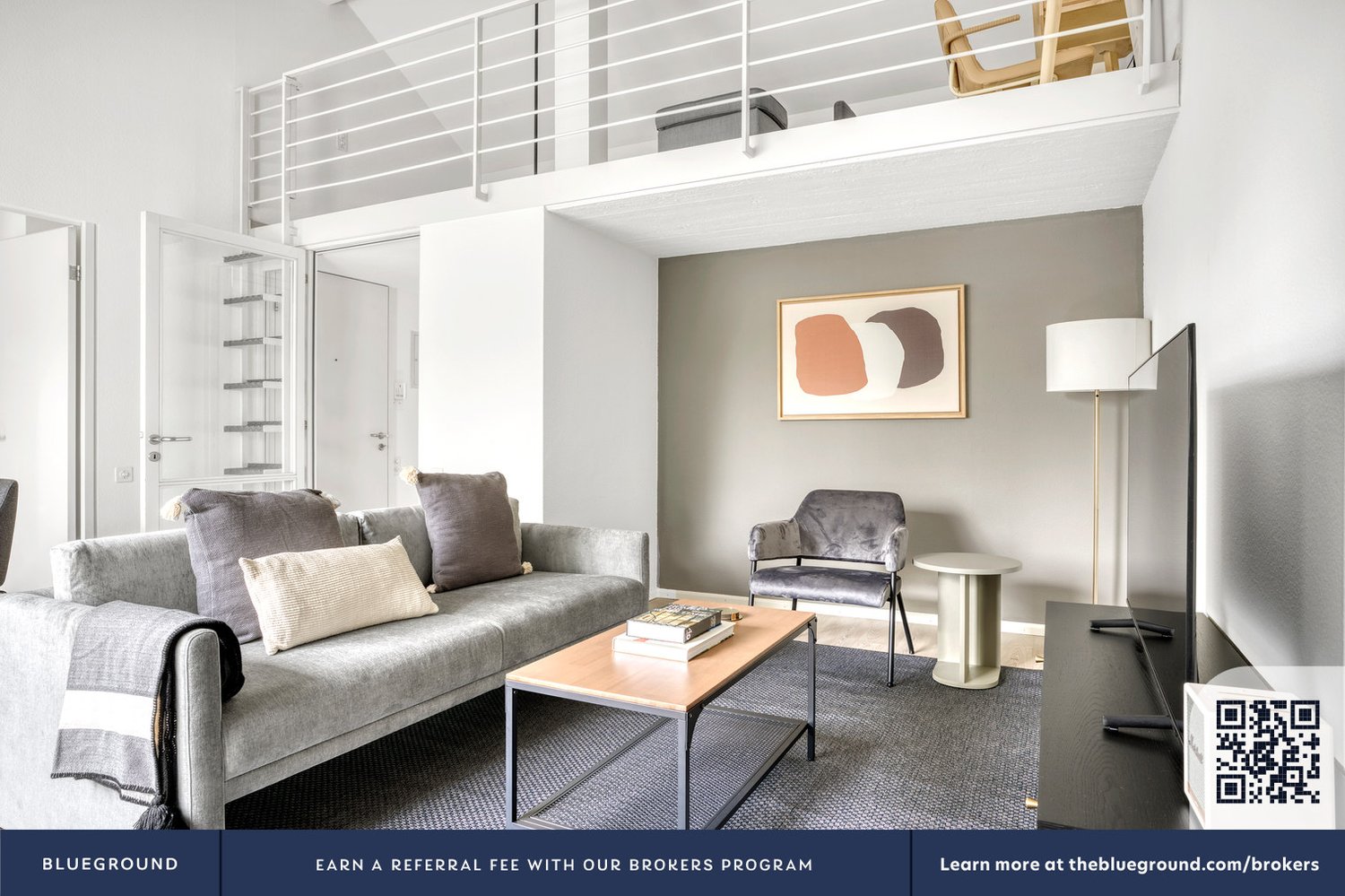 2 ½ rooms furnished flat