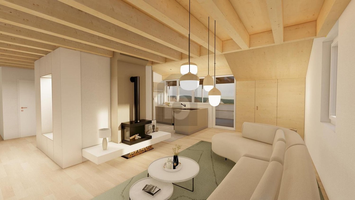 4 ½ rooms roof flat, photo 2 of 4