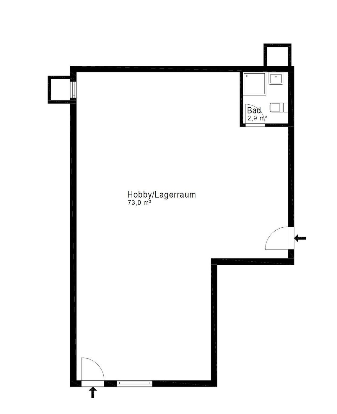 76m² hobby room, photo 2 of 4
