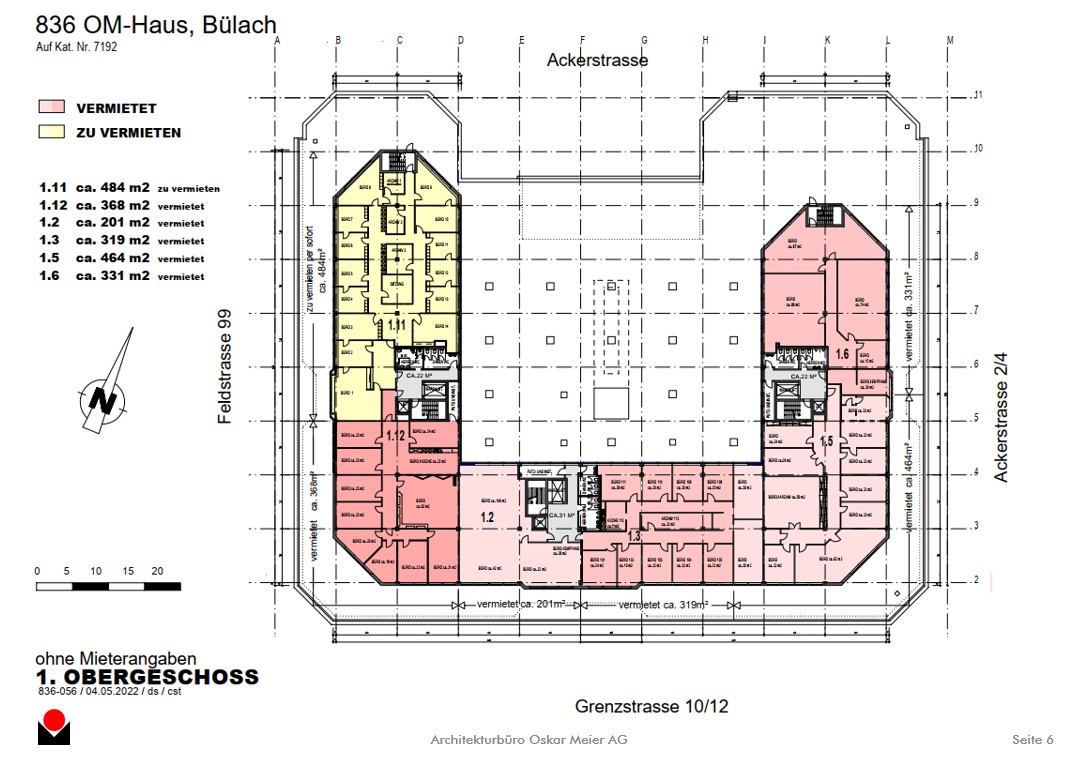 484m² office
