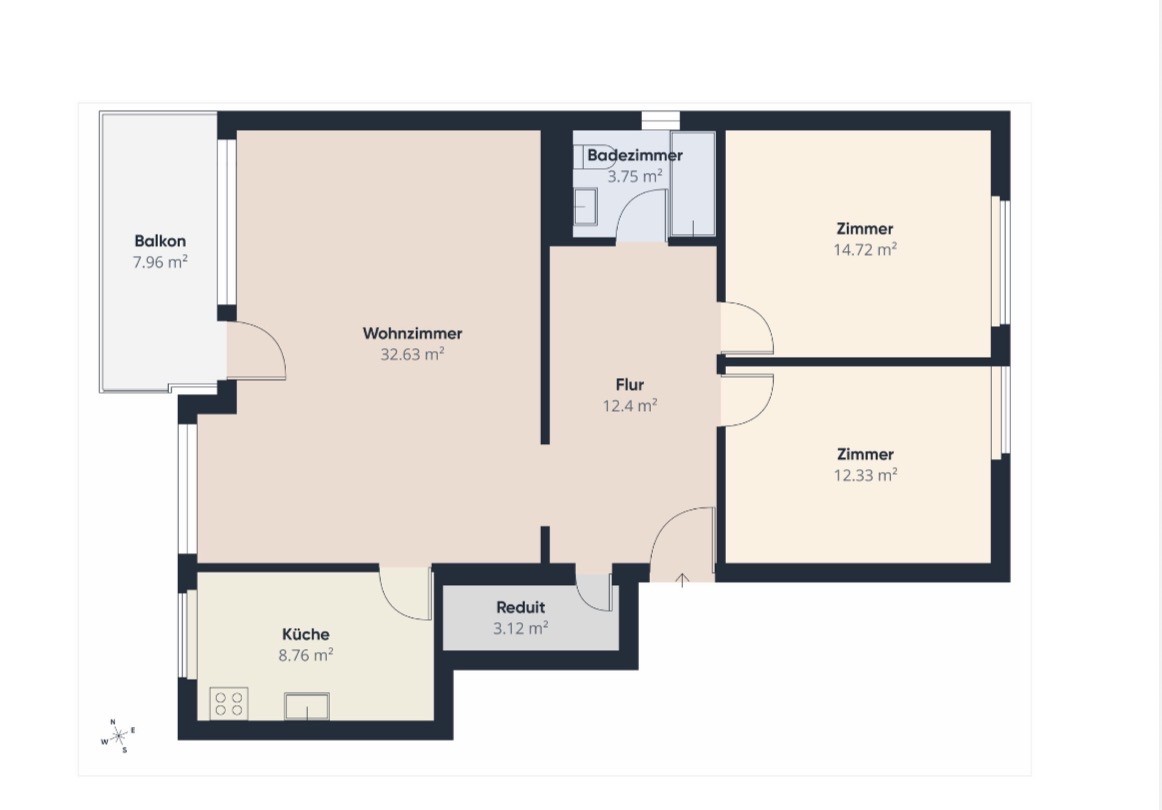 3 ½ rooms apartment, photo 5 of 5