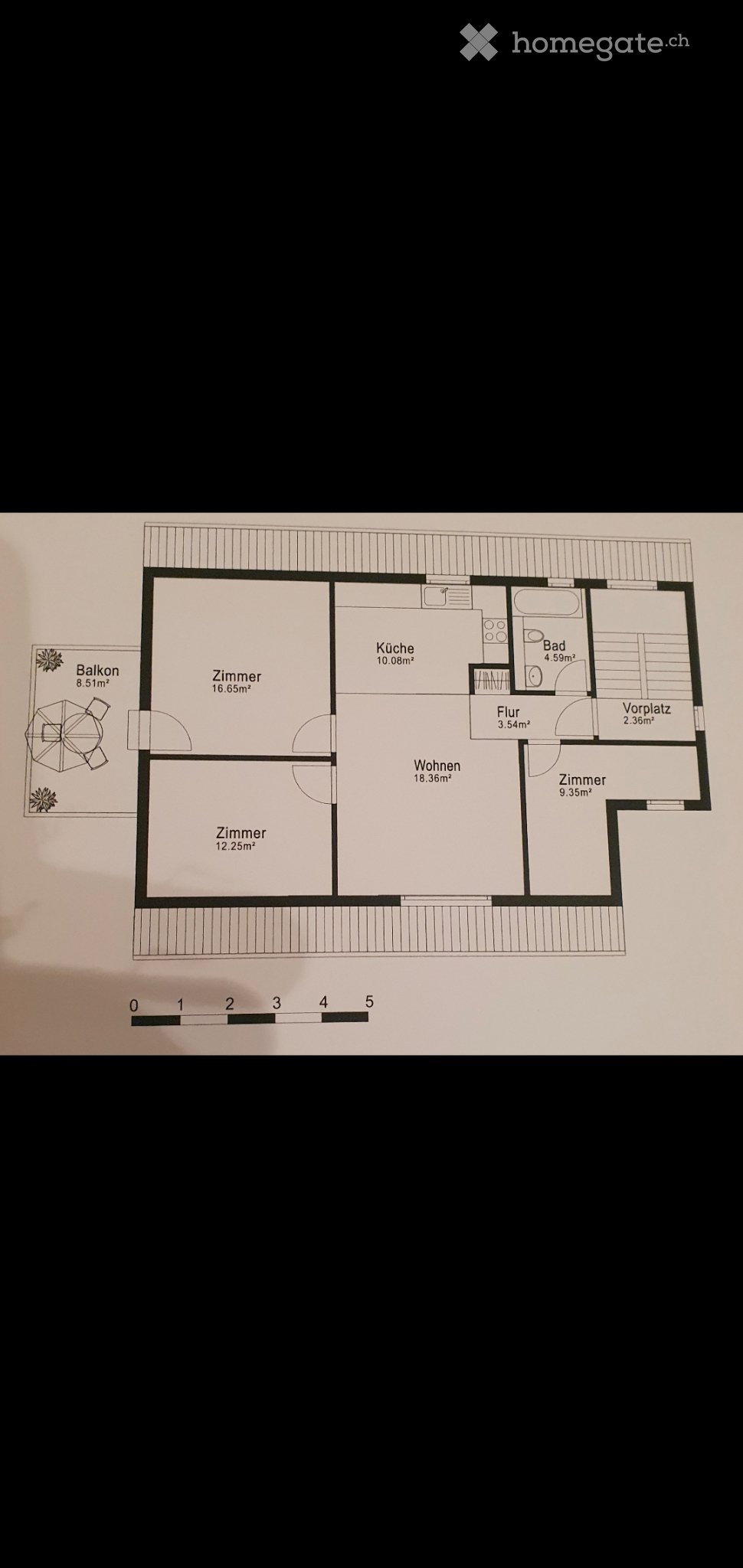 4 rooms apartment, foto 5 di 5