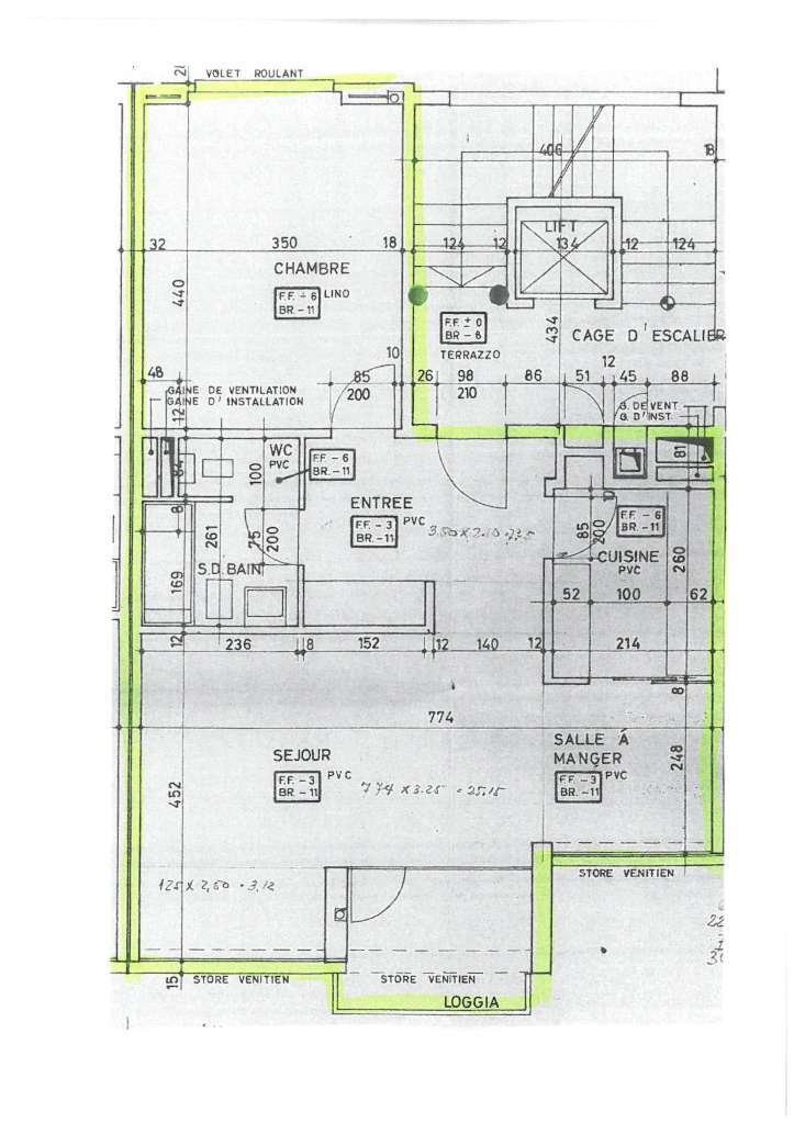 2 ½ rooms apartment