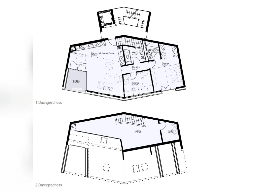 4 ½ pièces duplex