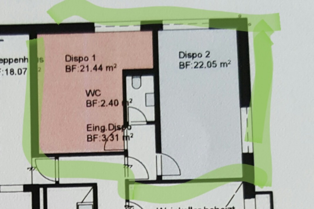 1 ½ rooms apartment