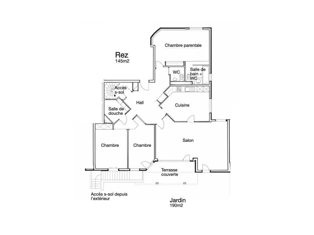 5 rooms apartment