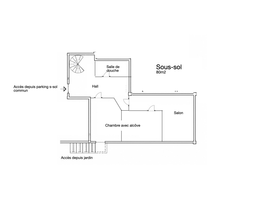 5 rooms apartment
