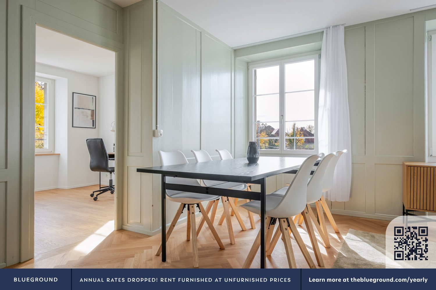 3 ½ rooms furnished flat