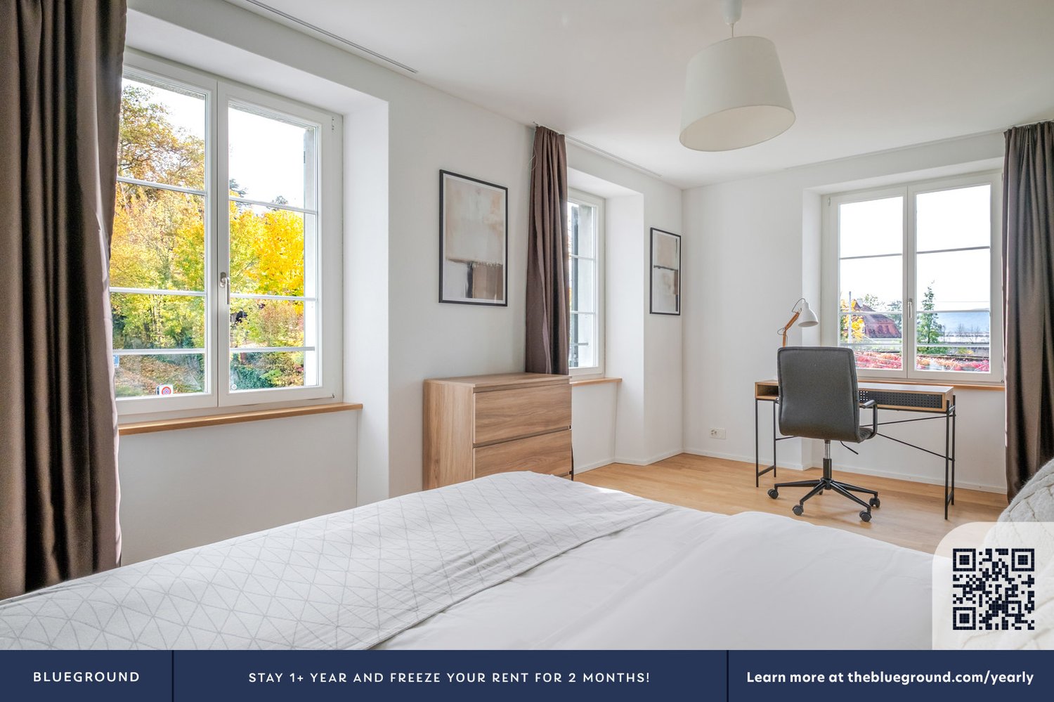 3 ½ rooms furnished flat