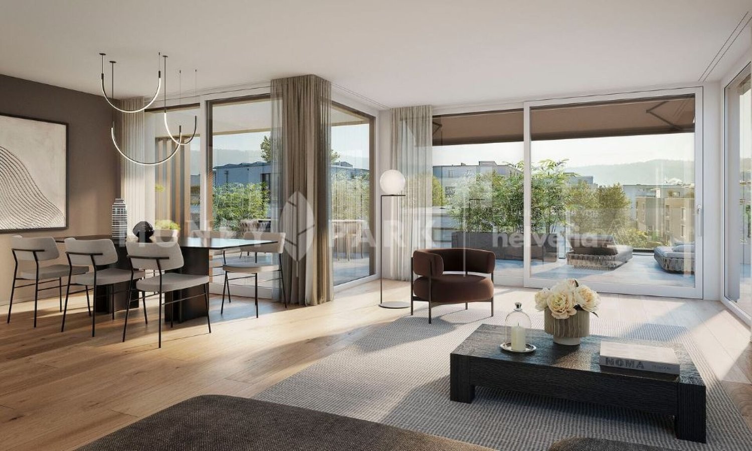 4 ½ pièces appartement en attique