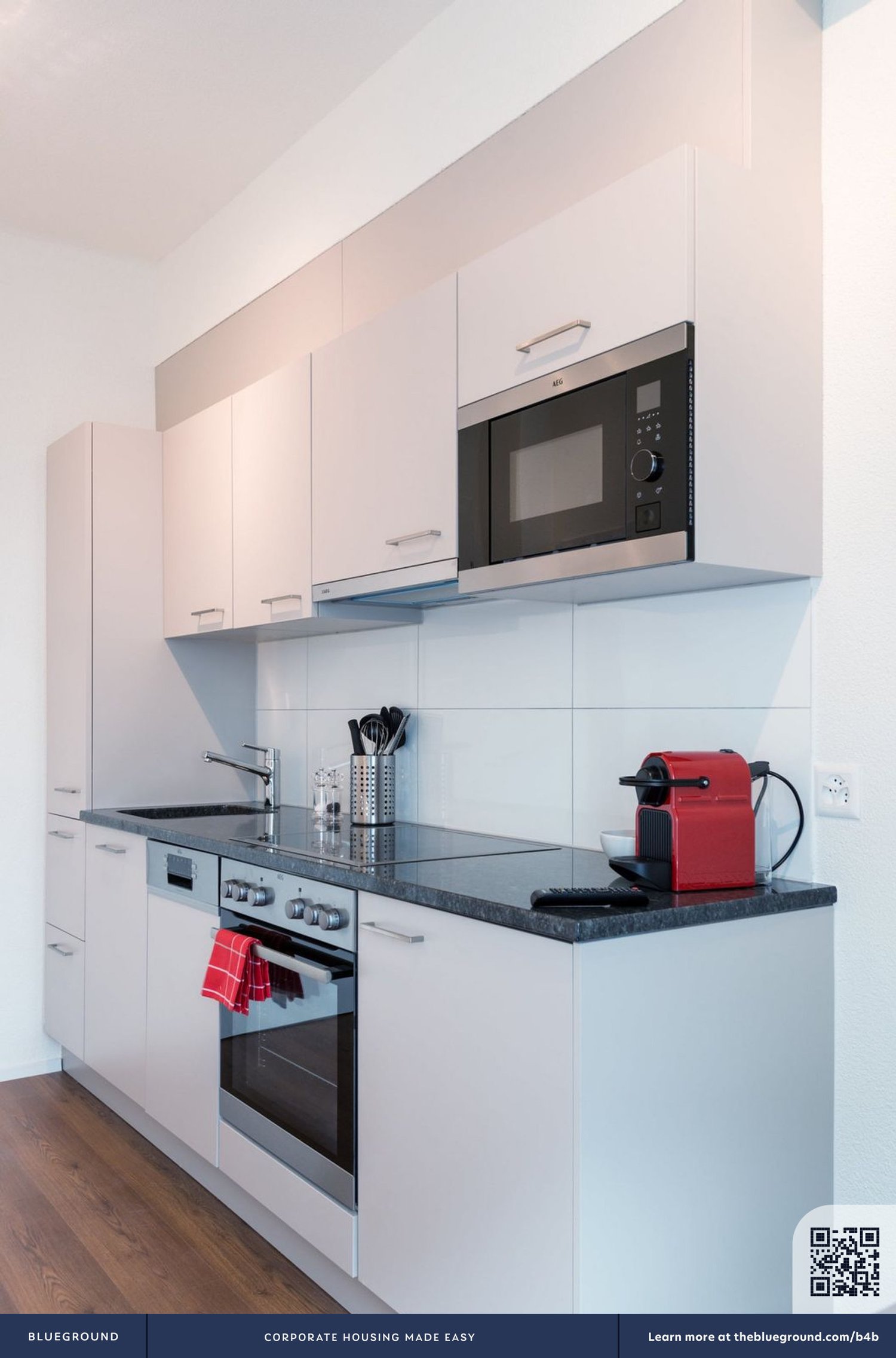 3 rooms furnished flat