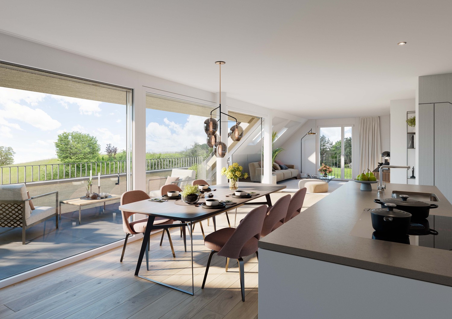 5 ½ pièces appartement au dernier étage