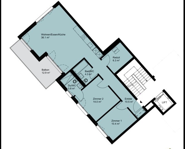 Appartement de 3 ½ pièces, photo 8 sur 8