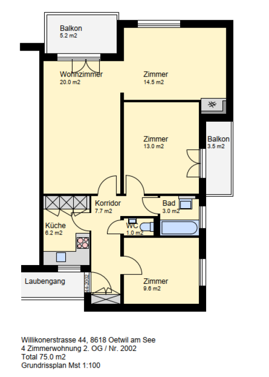 4 rooms apartment, photo 9 of 10