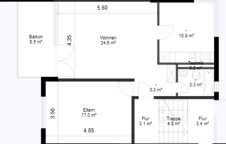 2 ½ rooms apartment