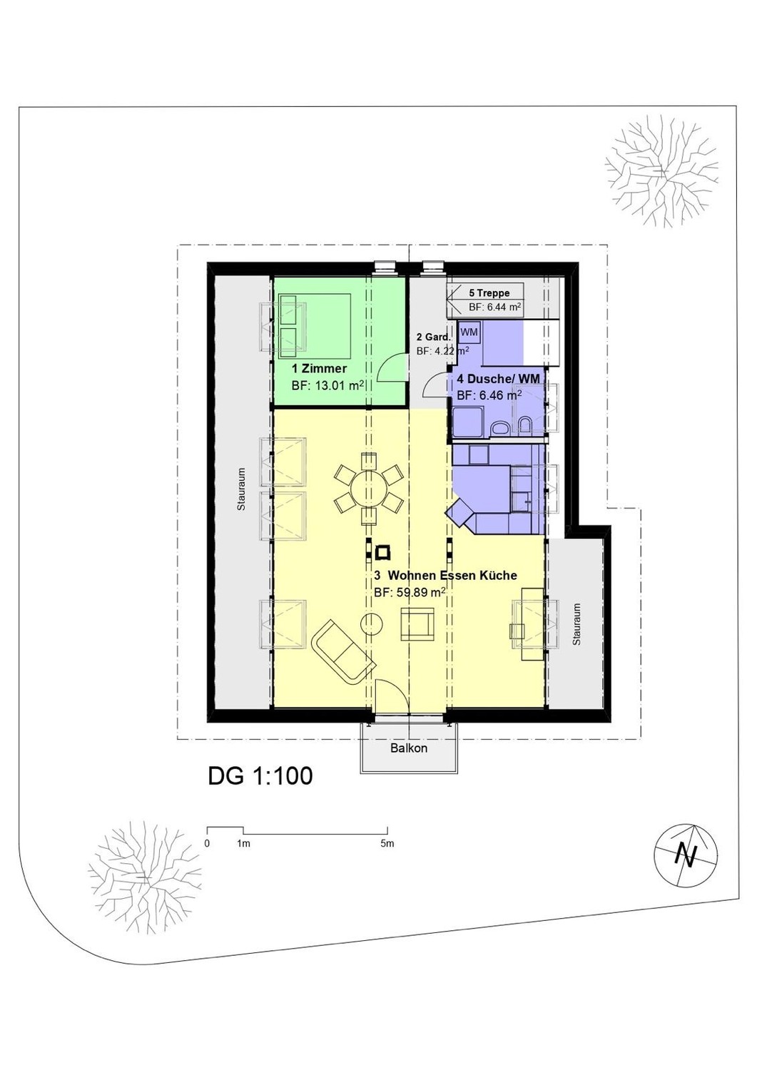 3 ½ rooms apartment