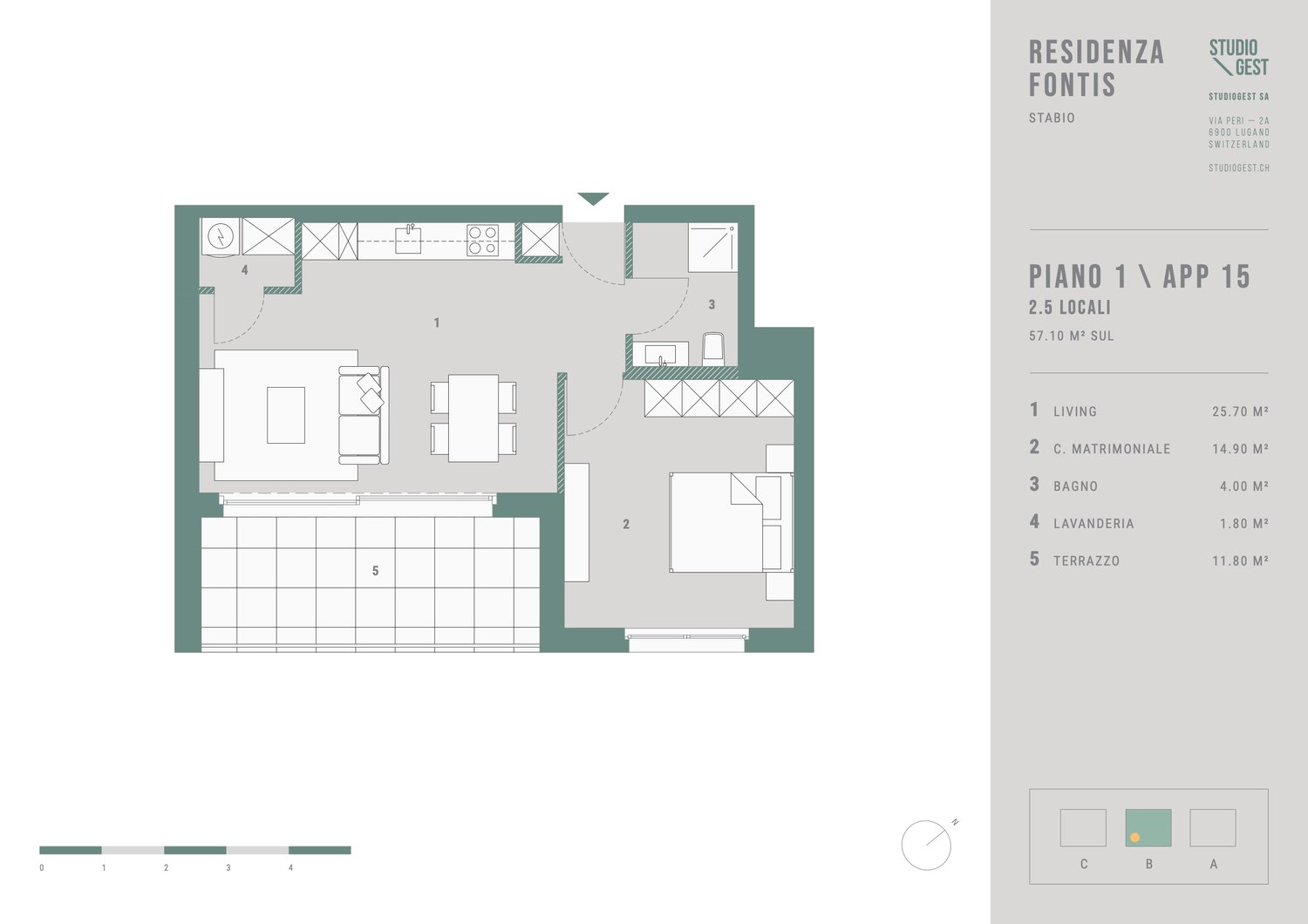 2 ½ Zimmer-Wohnung