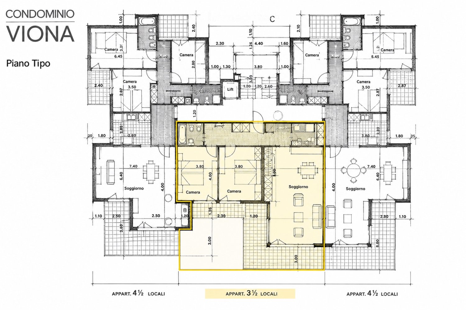 3 rooms apartment, photo 4 of 5