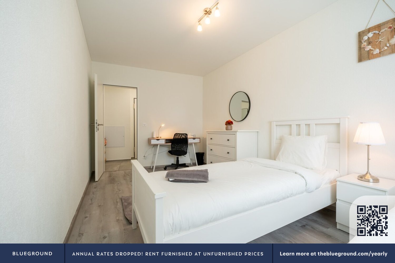 4 rooms furnished flat