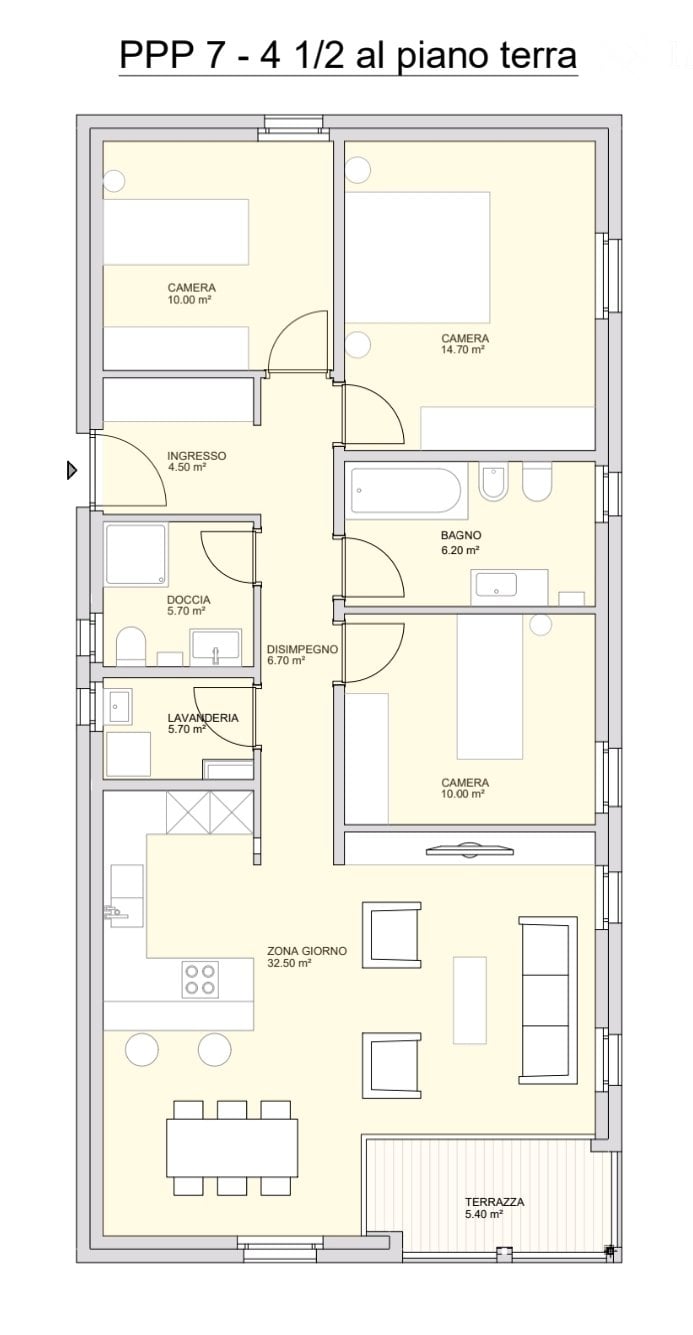 4 ½ rooms apartment