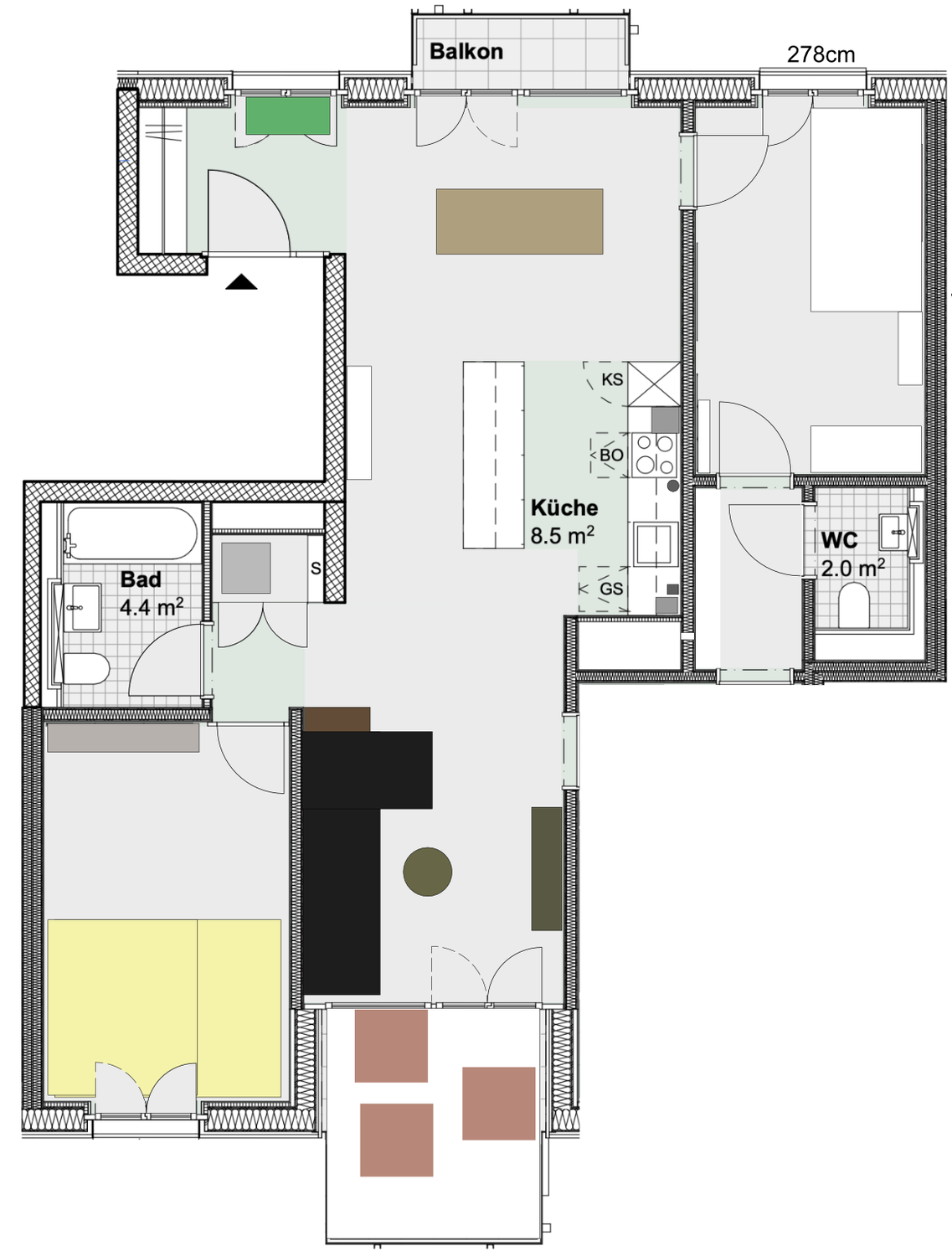 3 ½ rooms apartment, photo 2 of 10