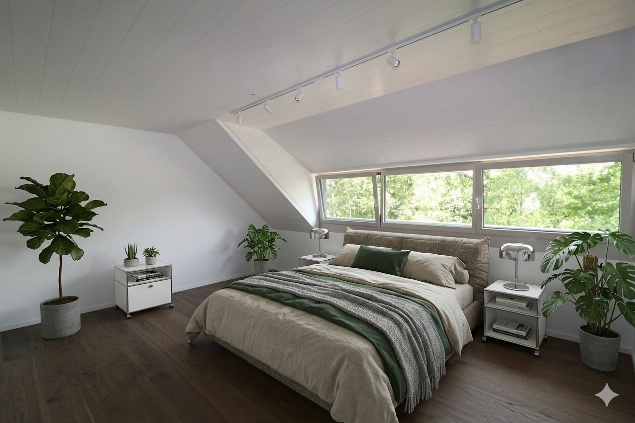 3 ½ rooms attic flat
