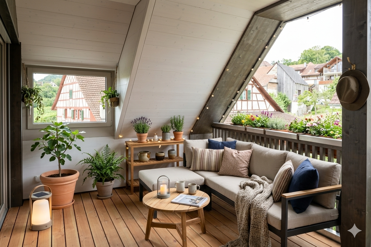 3 ½ rooms attic flat
