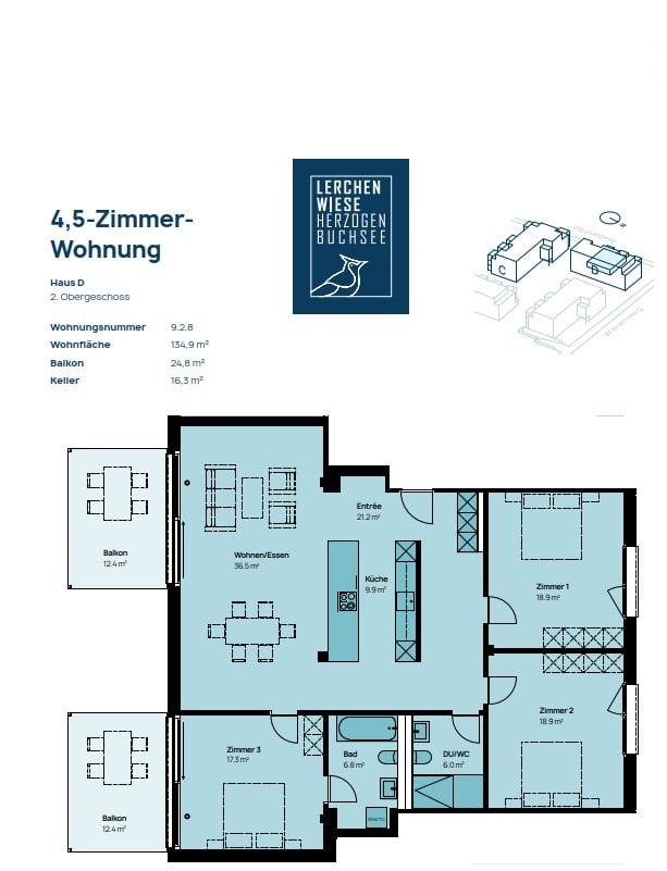 Appartement de 4 ½ pièces
